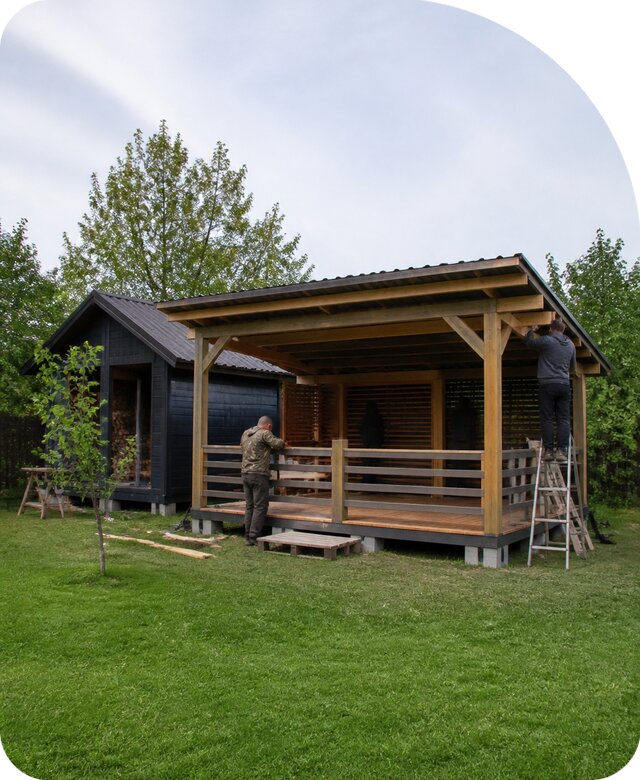 Строительство дачных построек в Каменке цена от 65748 р. | РадиДОМА-Кам